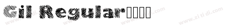 Gil Regular字体转换 Gil Regular字体转换